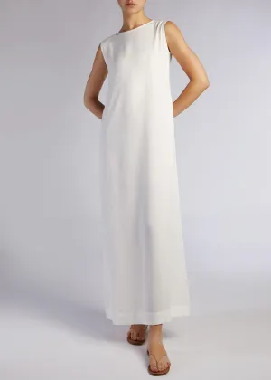 Full Slip Dress White