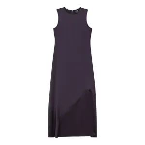 Gem Plum Satin Slip Dress