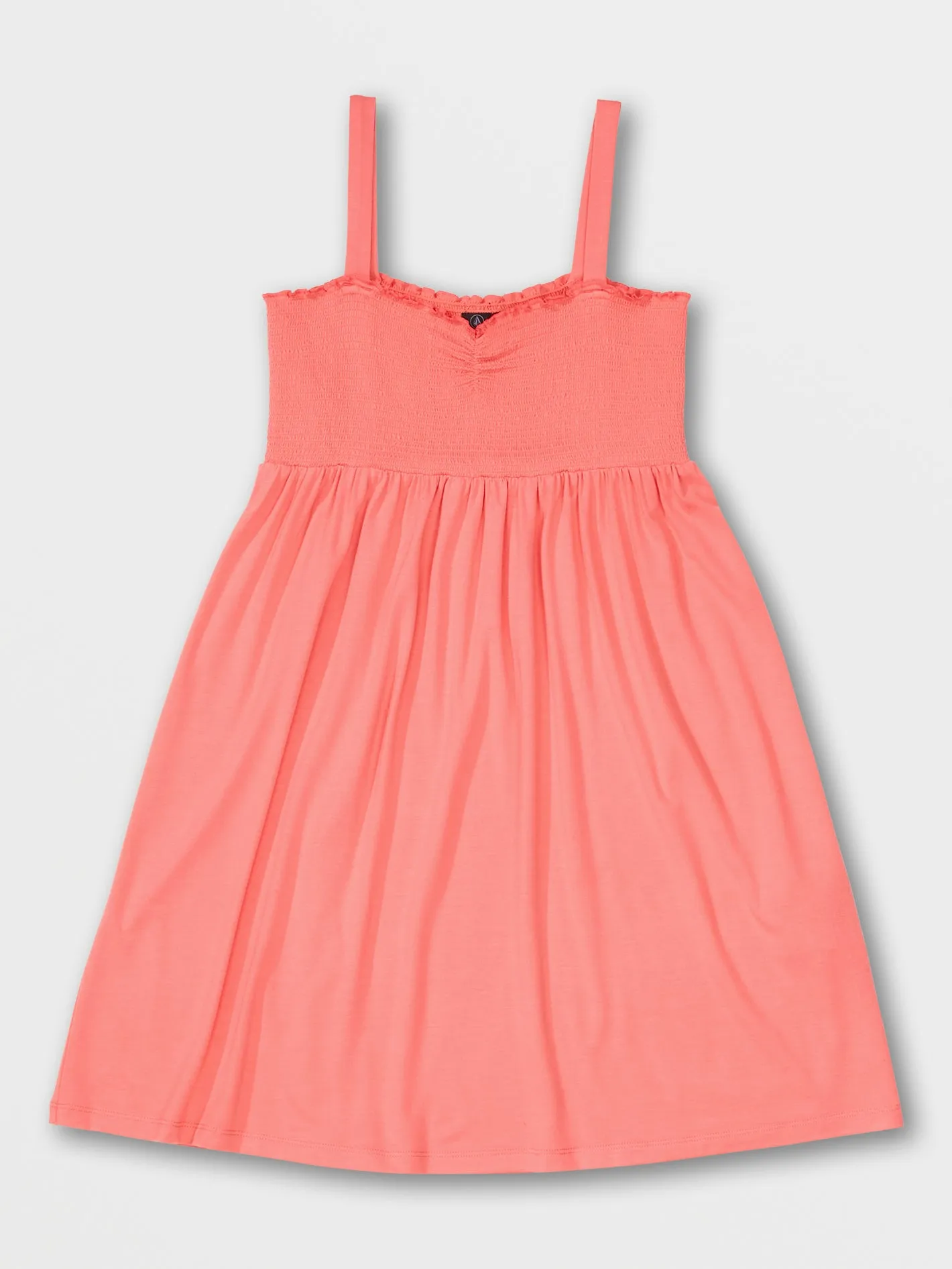 Girls Swingin Summer Dress - Electric Coral