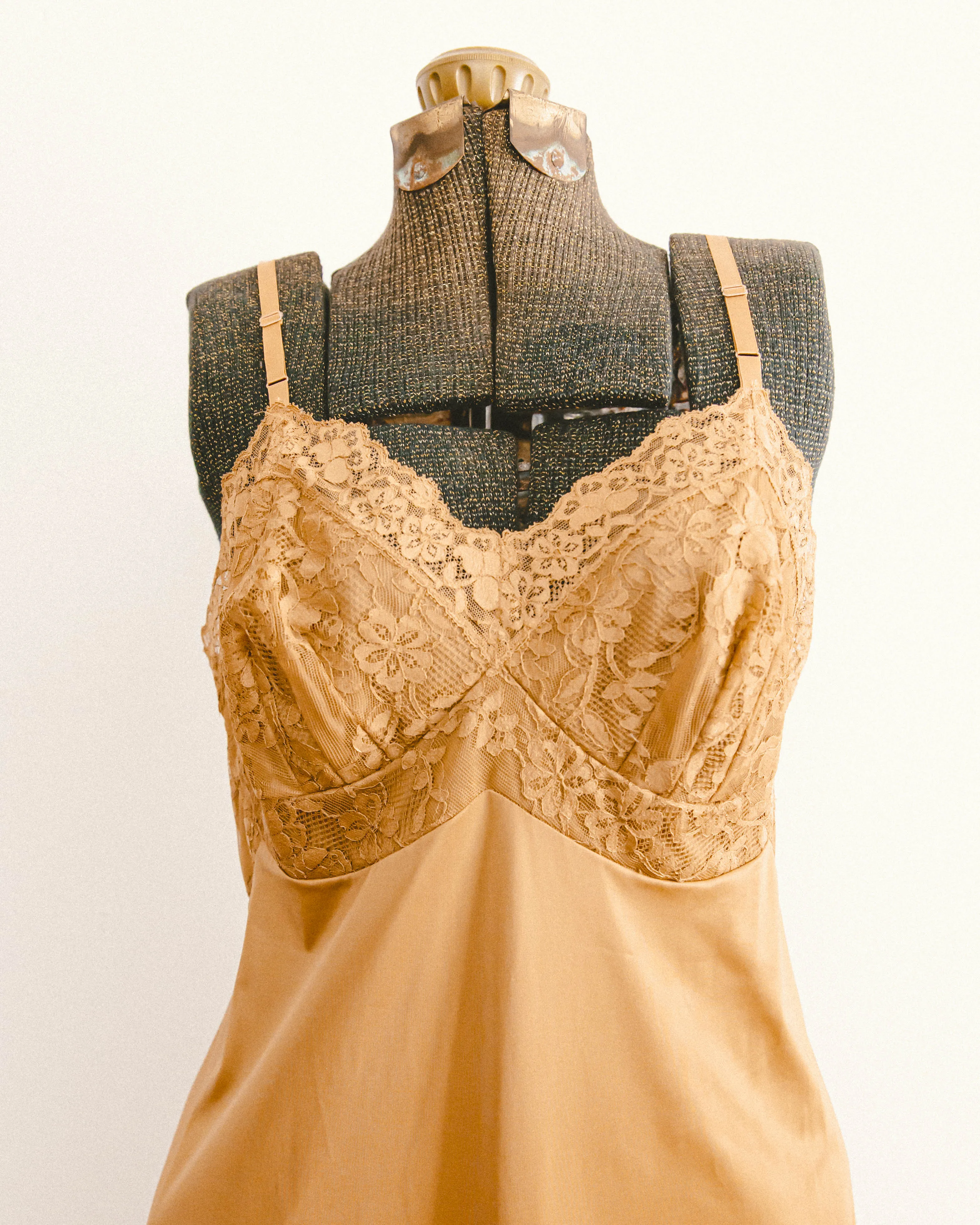 Golden Slip Dress