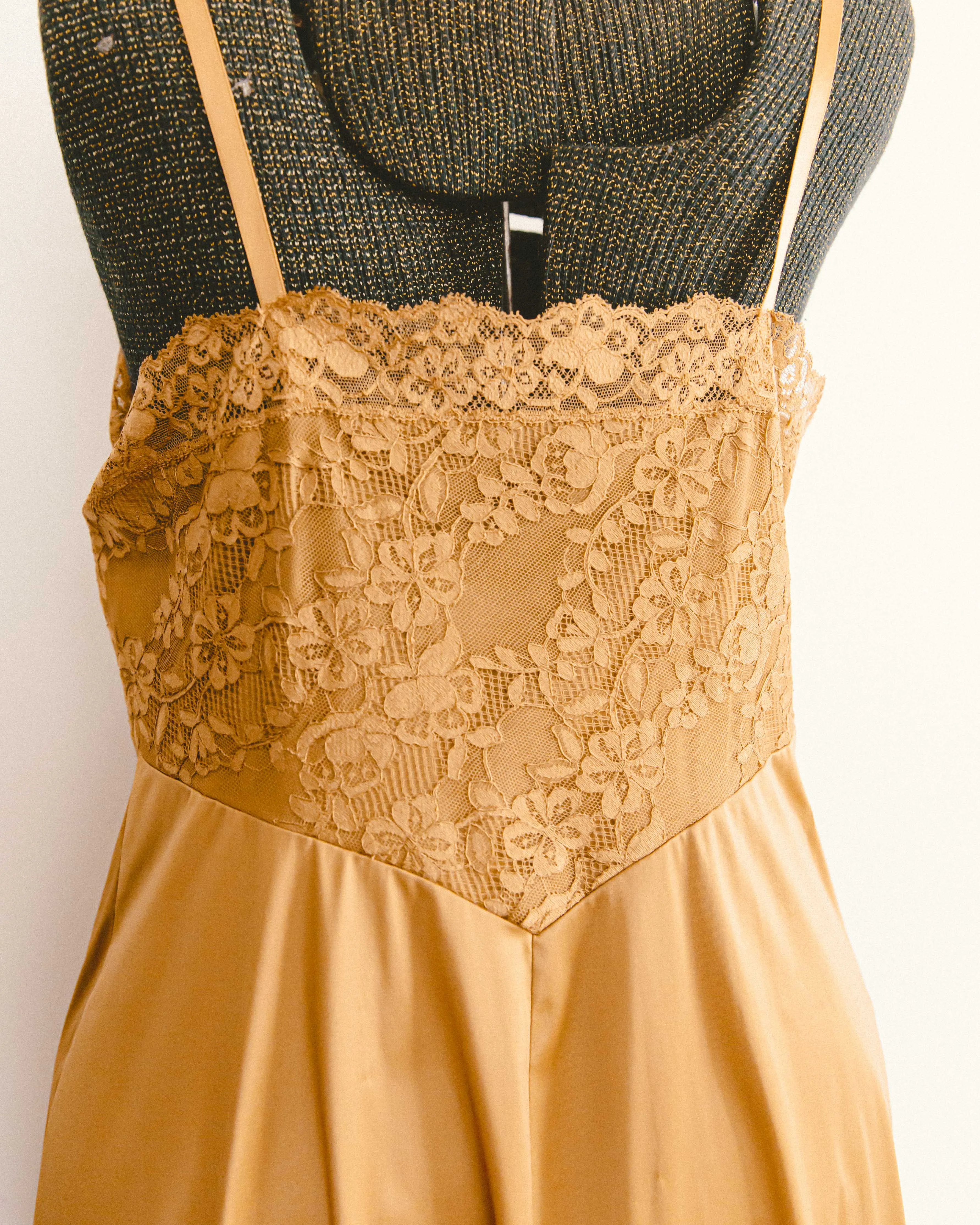 Golden Slip Dress