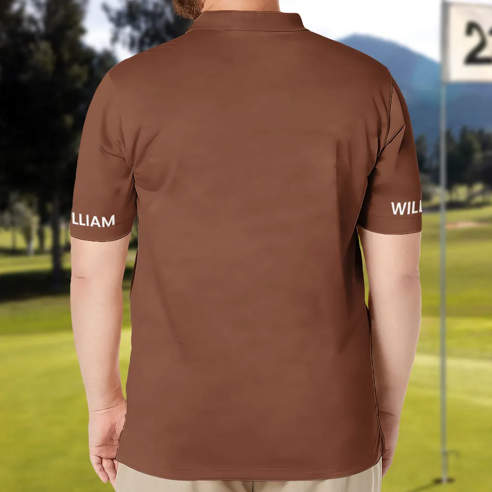 Golf Argyle Pattern Vintage Style For Golf Lovers Gift For Men - Custom Golf Shirt