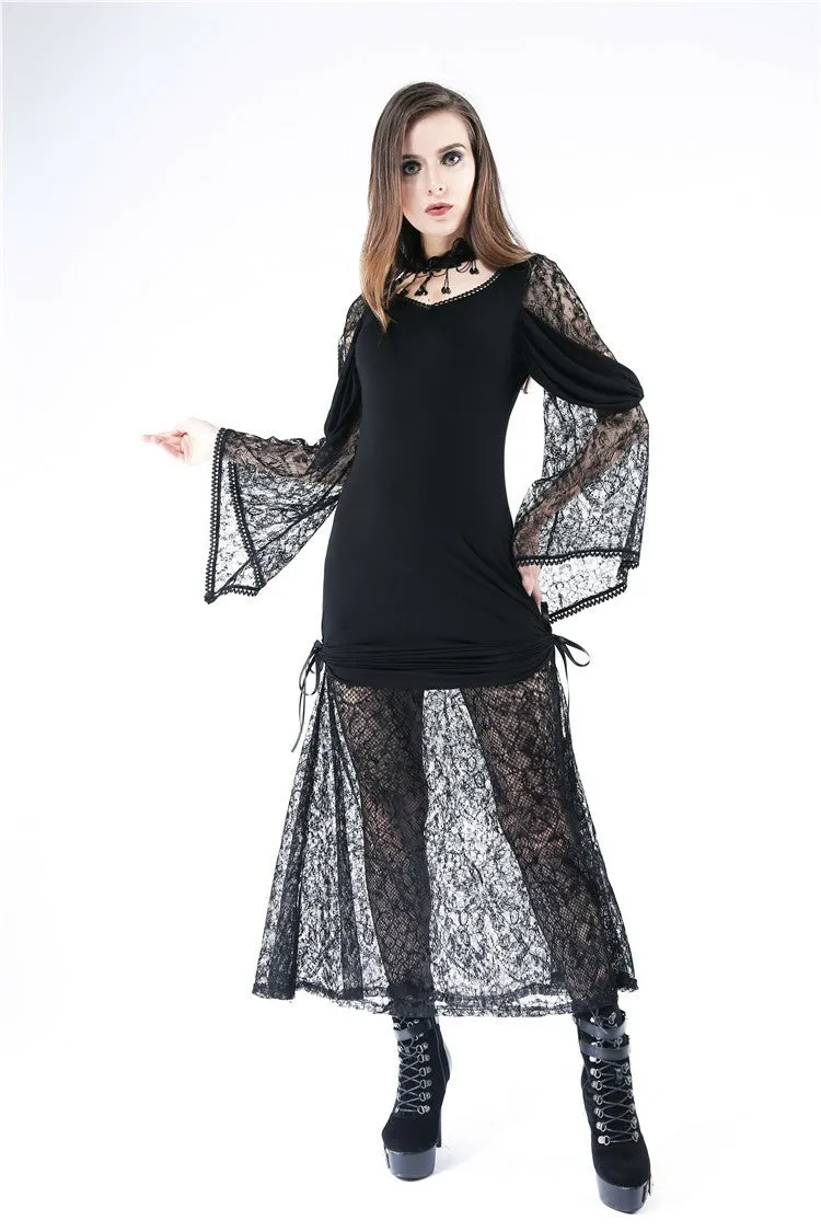 Gothic knited lace sexy dress DW155