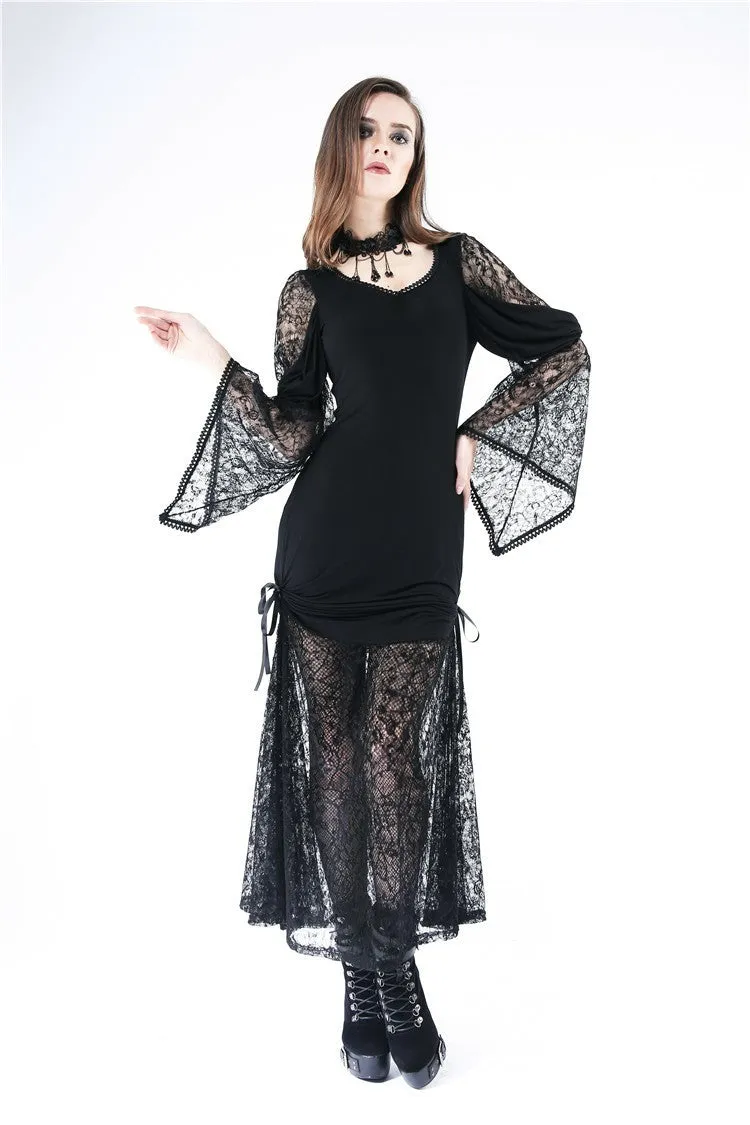 Gothic knited lace sexy dress DW155