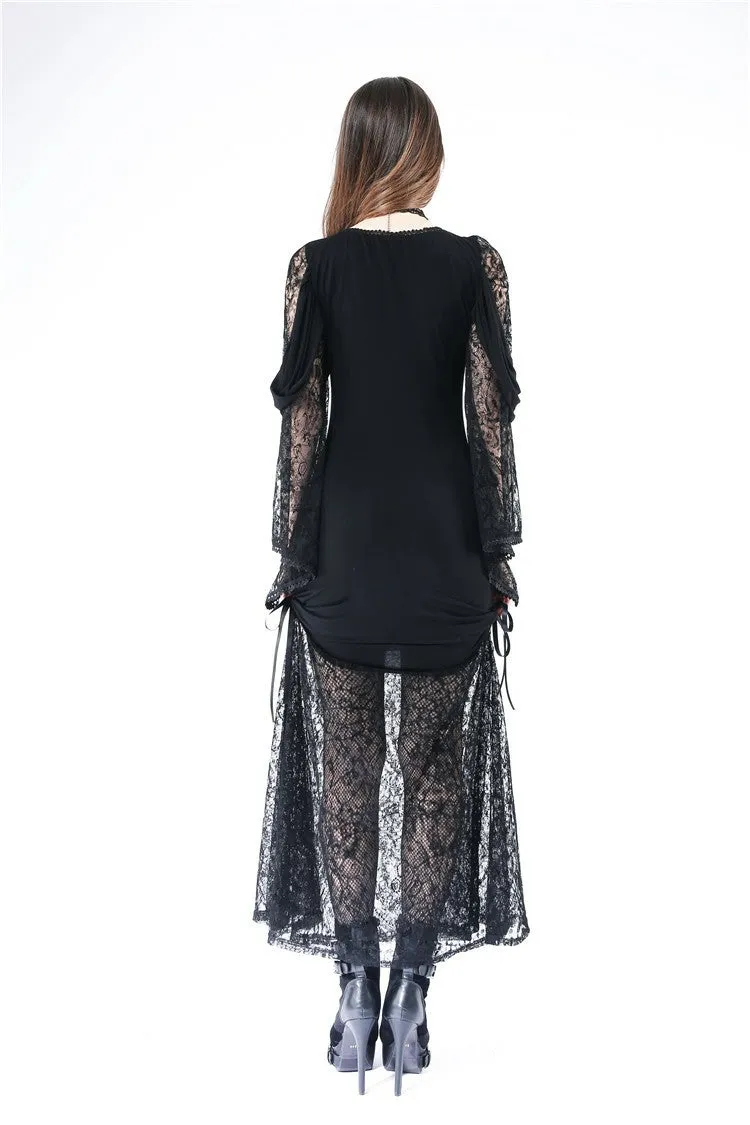 Gothic knited lace sexy dress DW155