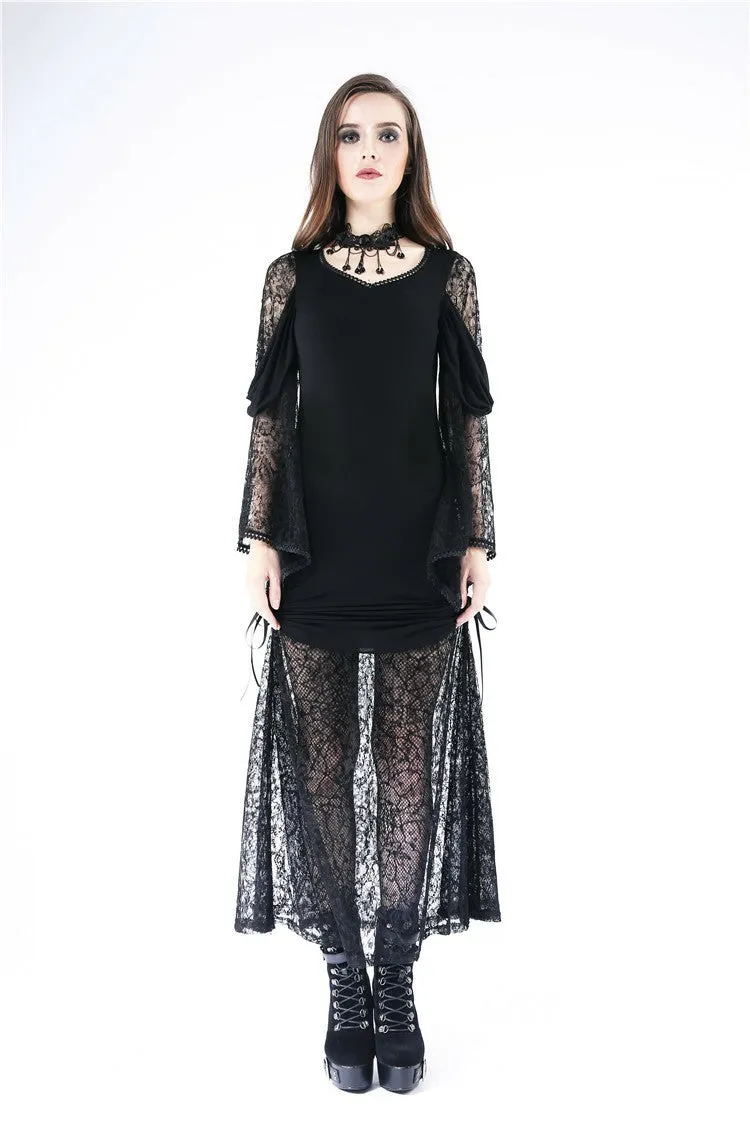 Gothic knited lace sexy dress DW155