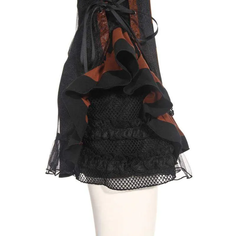 Gothic Short Sleeveless Dress