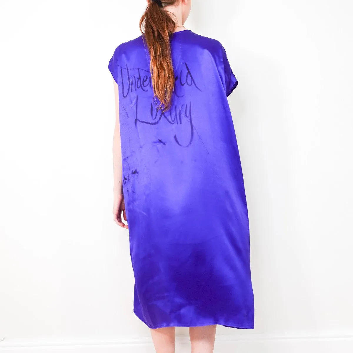 Hand crafted purple luxury kaftan