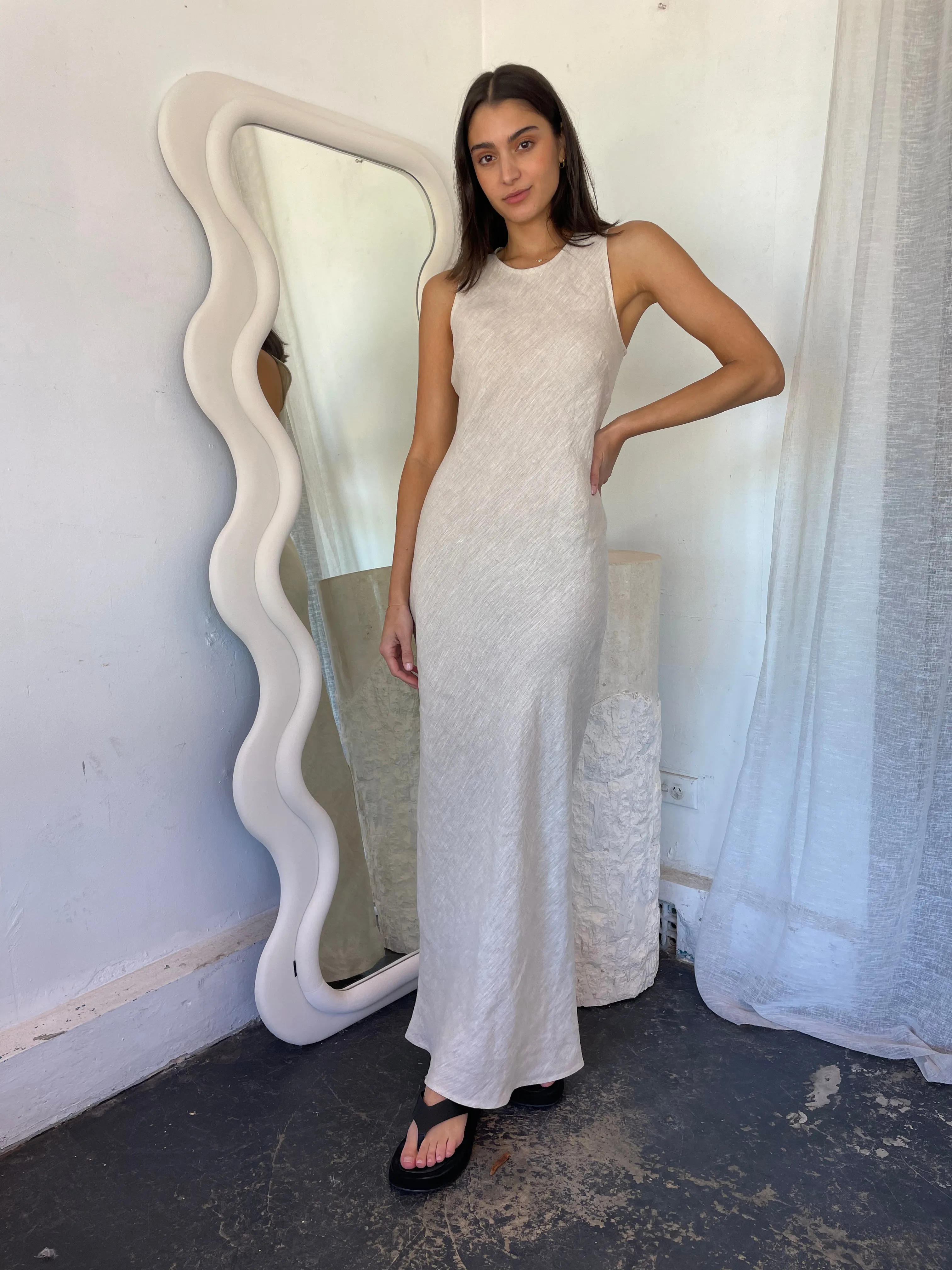 Harmony Linen Maxi Dress