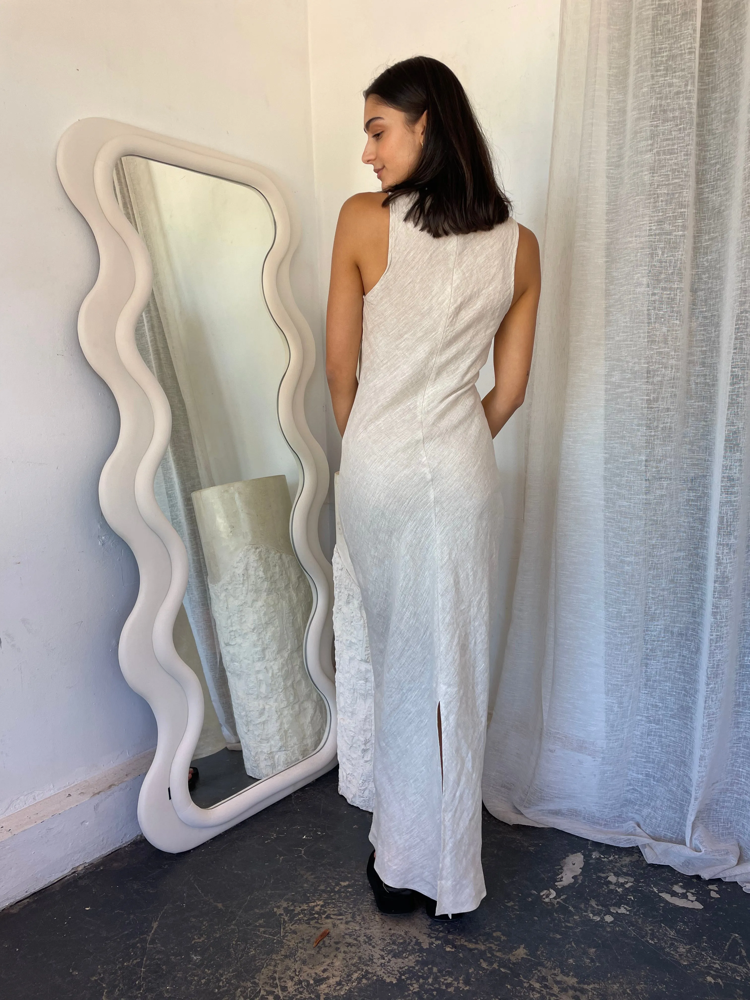 Harmony Linen Maxi Dress