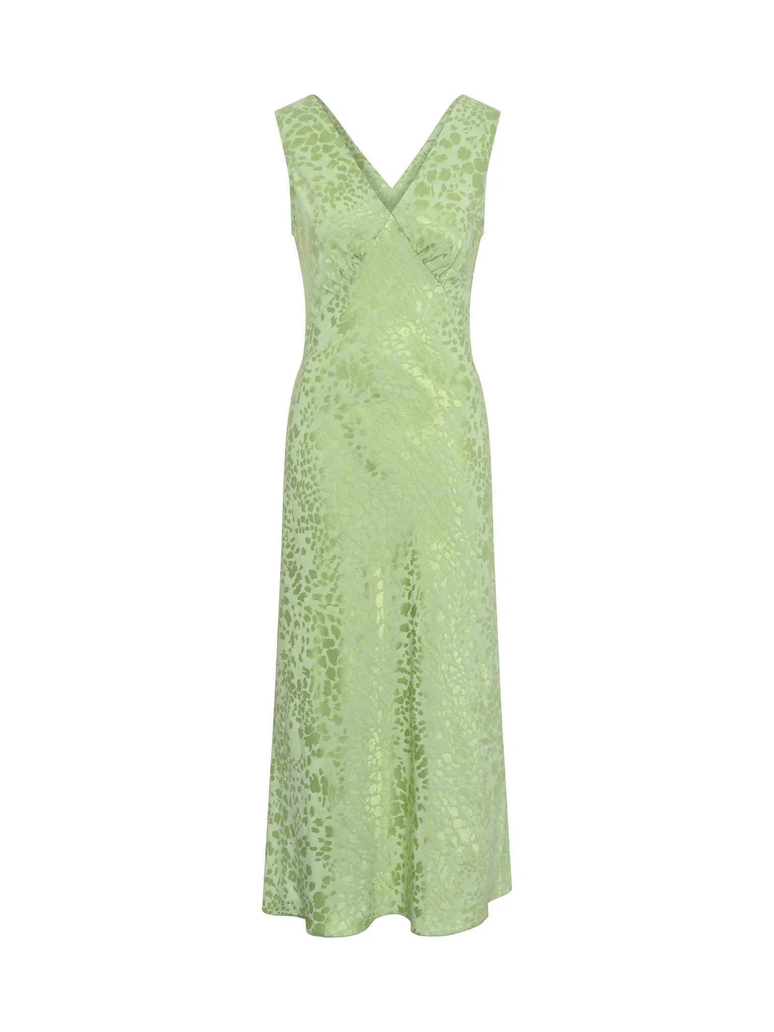 Iris Maxi Dress in Pistachio Green