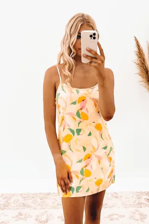 Ivy Slip Mini Dress Apricot