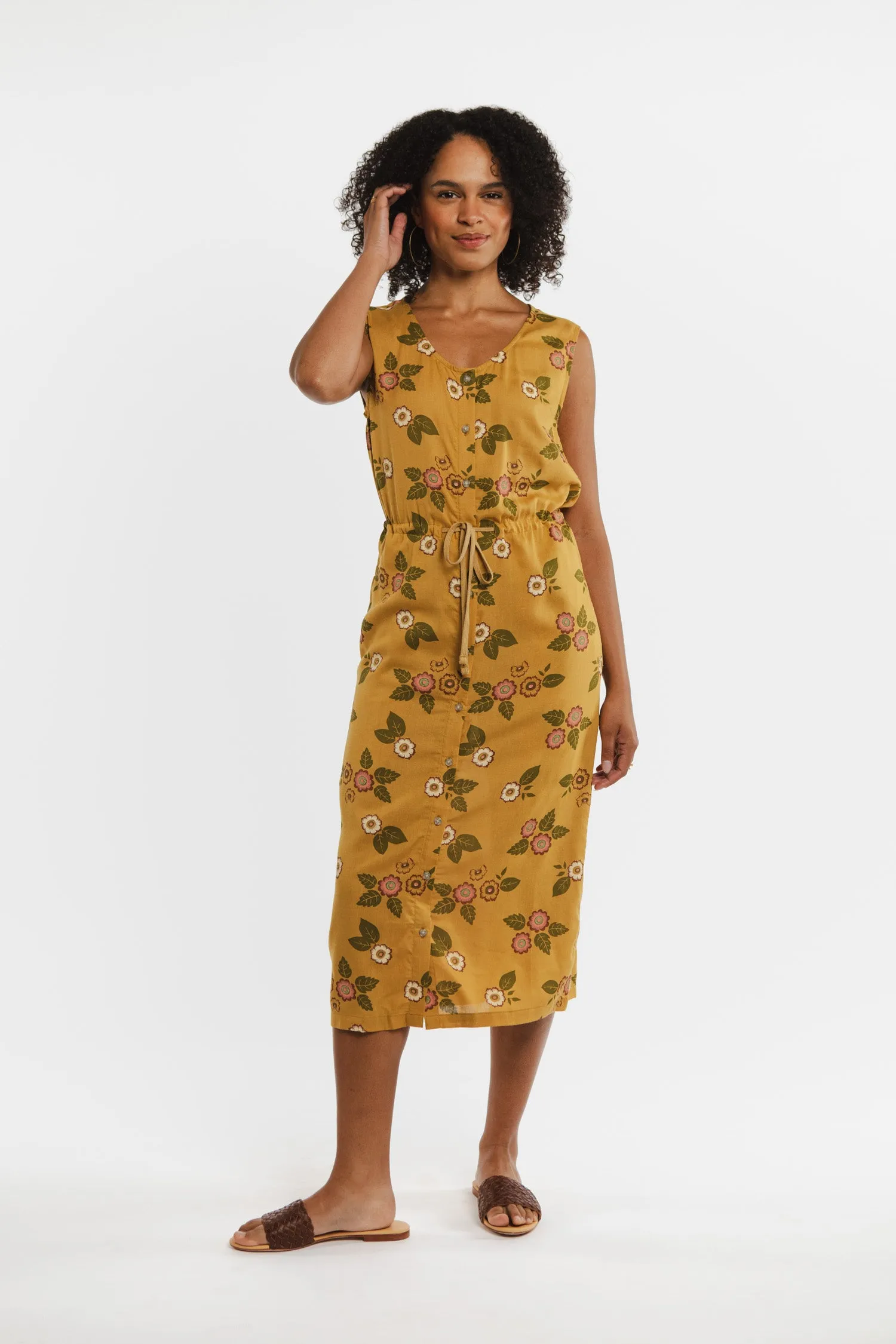 Janice Dress / Folk Floral