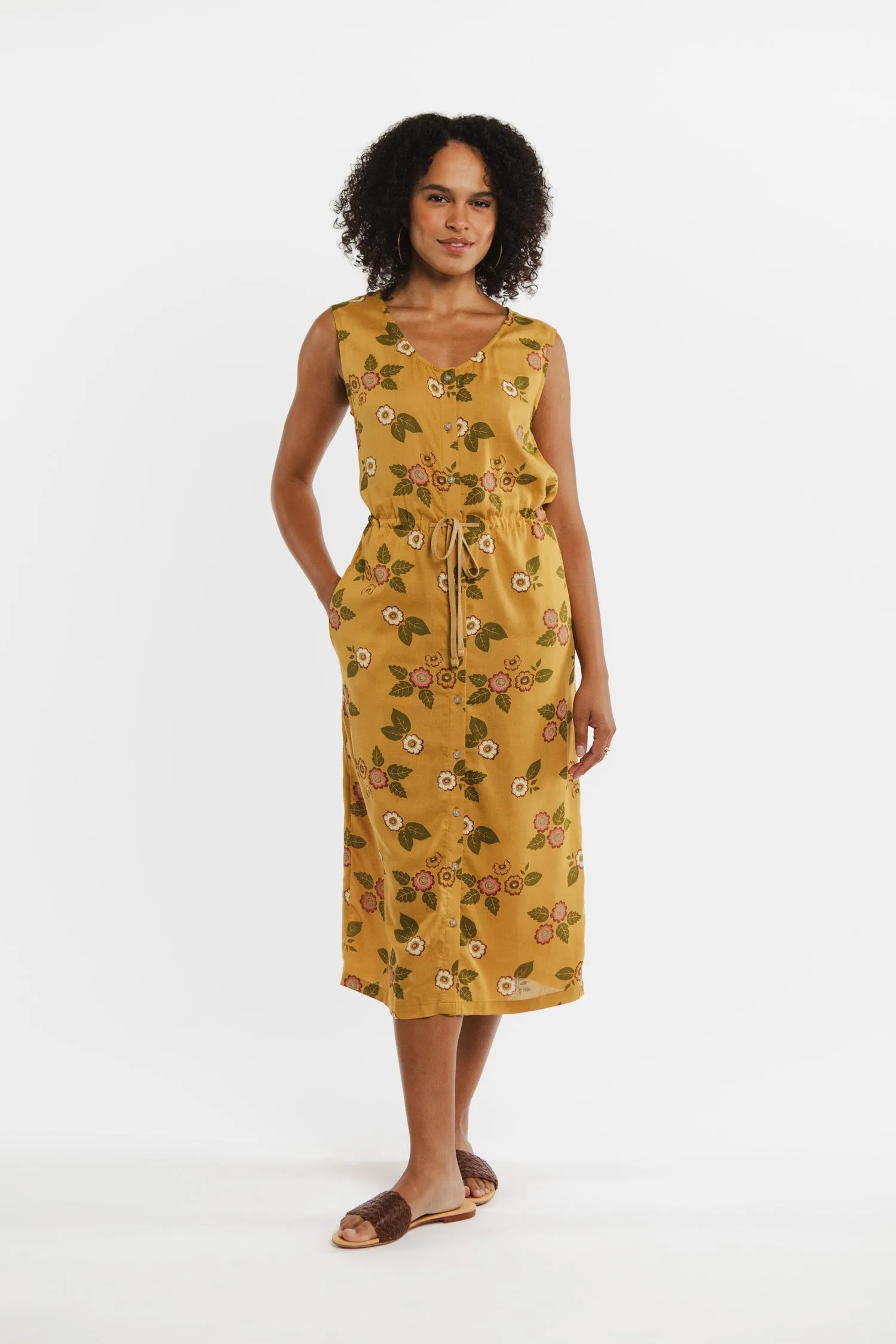 Janice Dress / Folk Floral