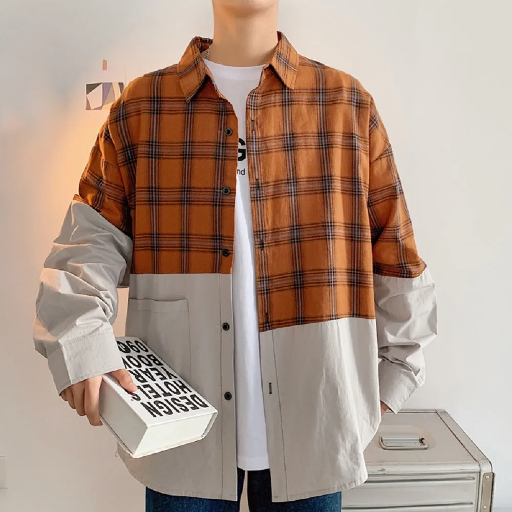 Japanese Style Oversized Button-Up Shirt