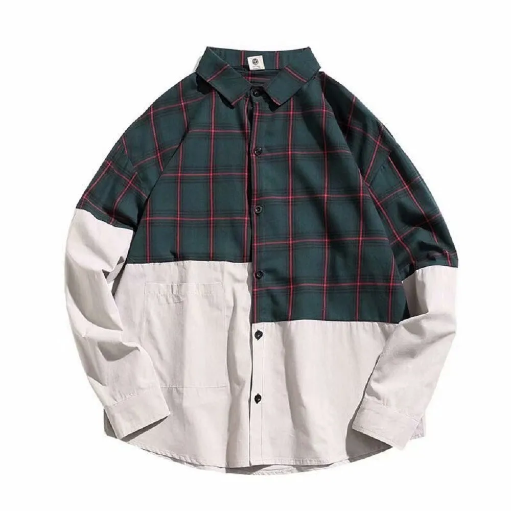 Japanese Style Oversized Button-Up Shirt