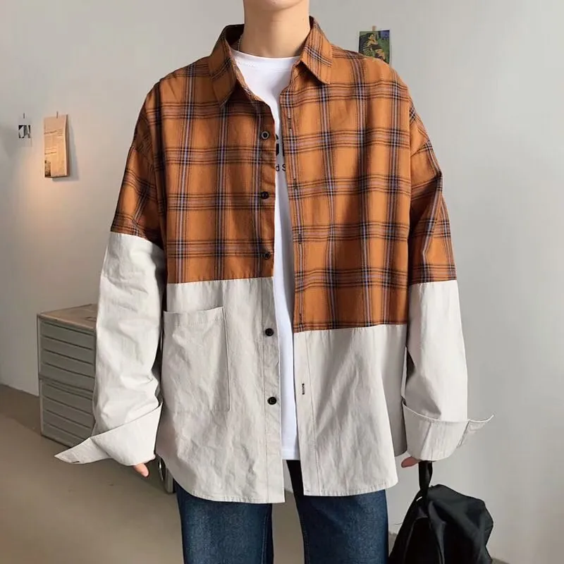 Japanese Style Oversized Button-Up Shirt