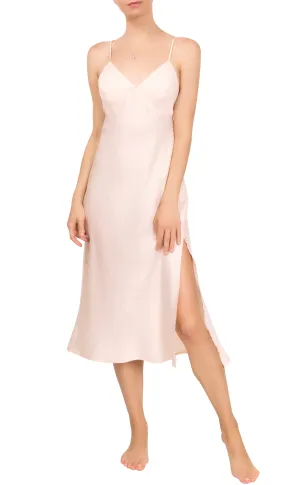 Joan Slip Dress - Champagne Cotton Sateen