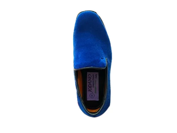 Jodano 2343465 Slip On Boys Dress Shoes Royal Blue