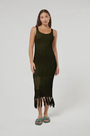 Jovonna Frans Knitted Dress - Black