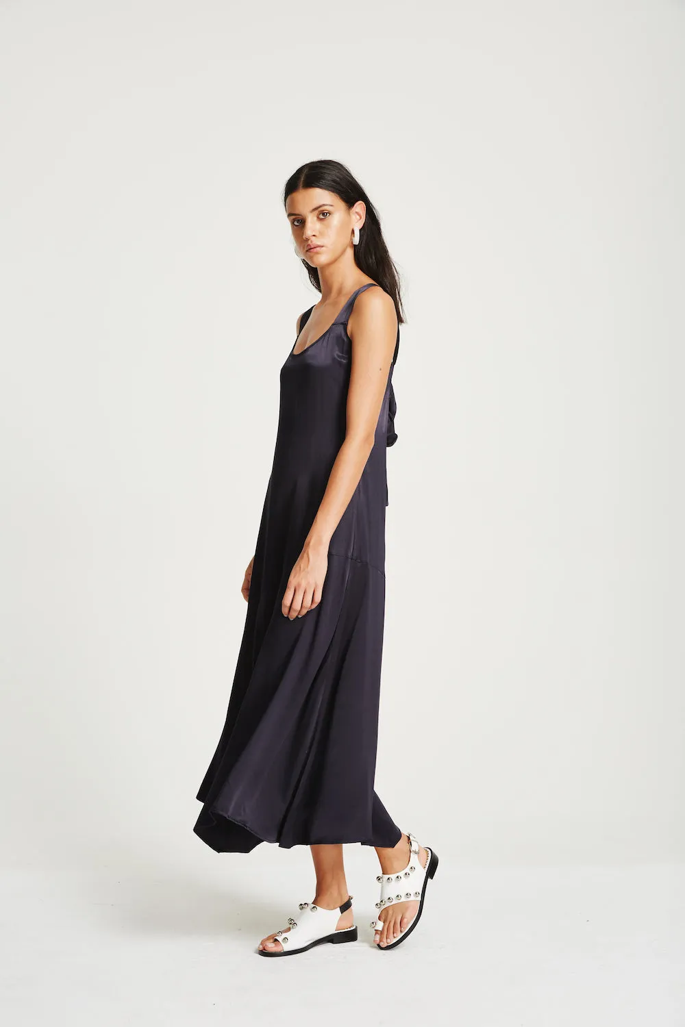 Kaia Slip Dress- Navy