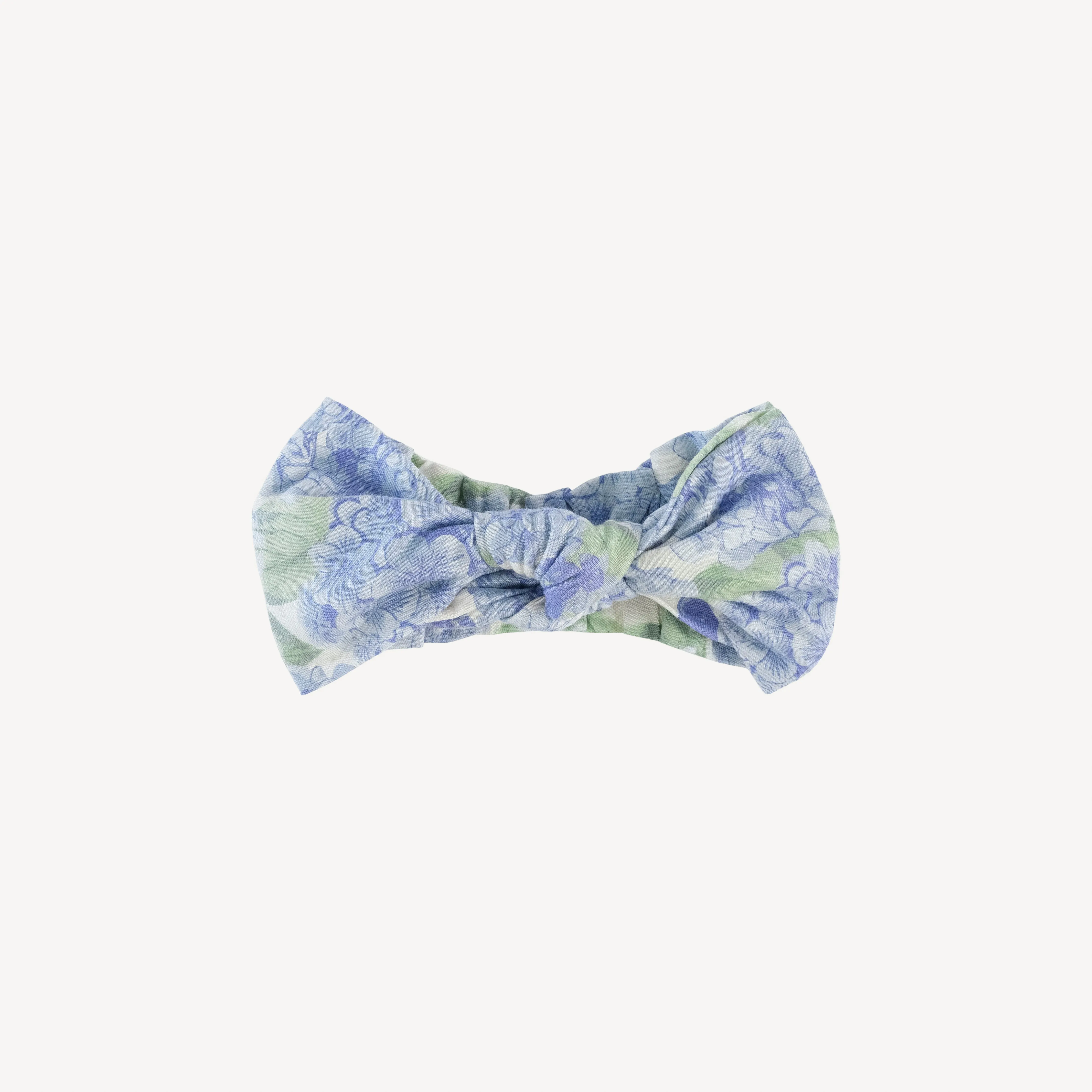 large bow elastic headband | hydrangea | lenzing modal