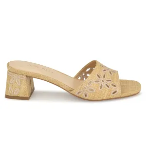 Lidey Eyelet Slide Sandals