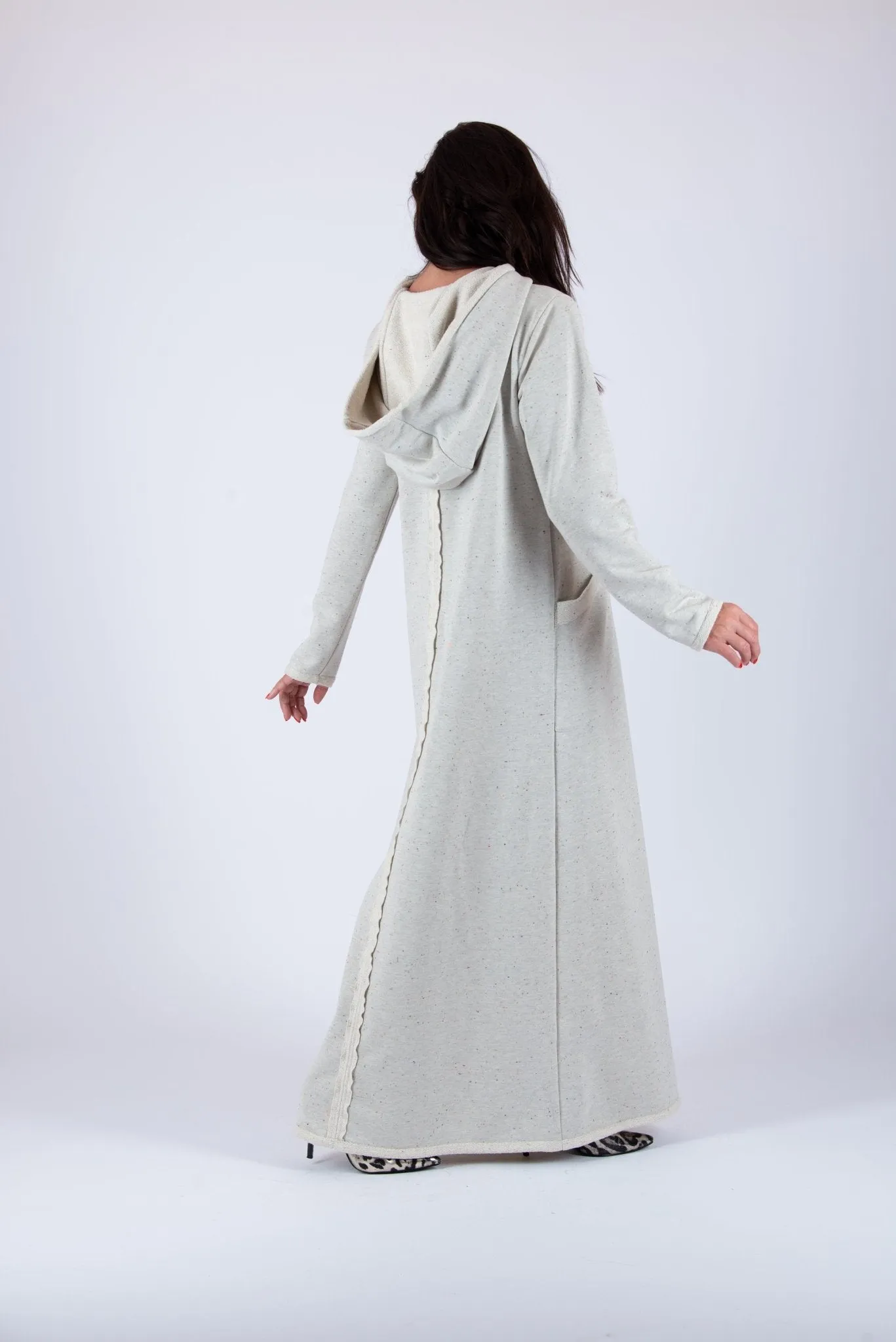 LINDA Cotton Hooded Dress ON SALE