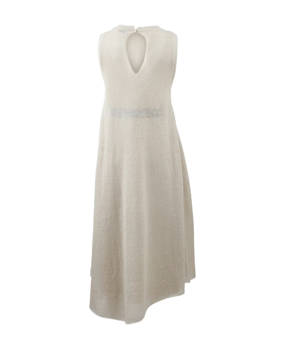 Linen Pailette Dress