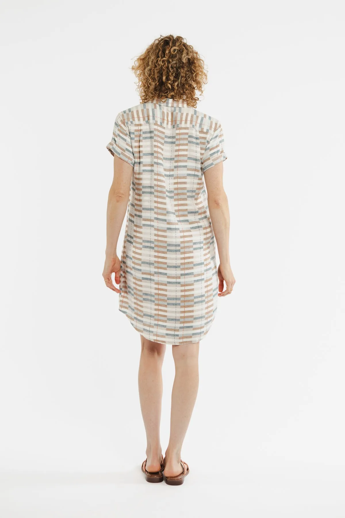 Loren Shirt Dress / Manzanita Stripe