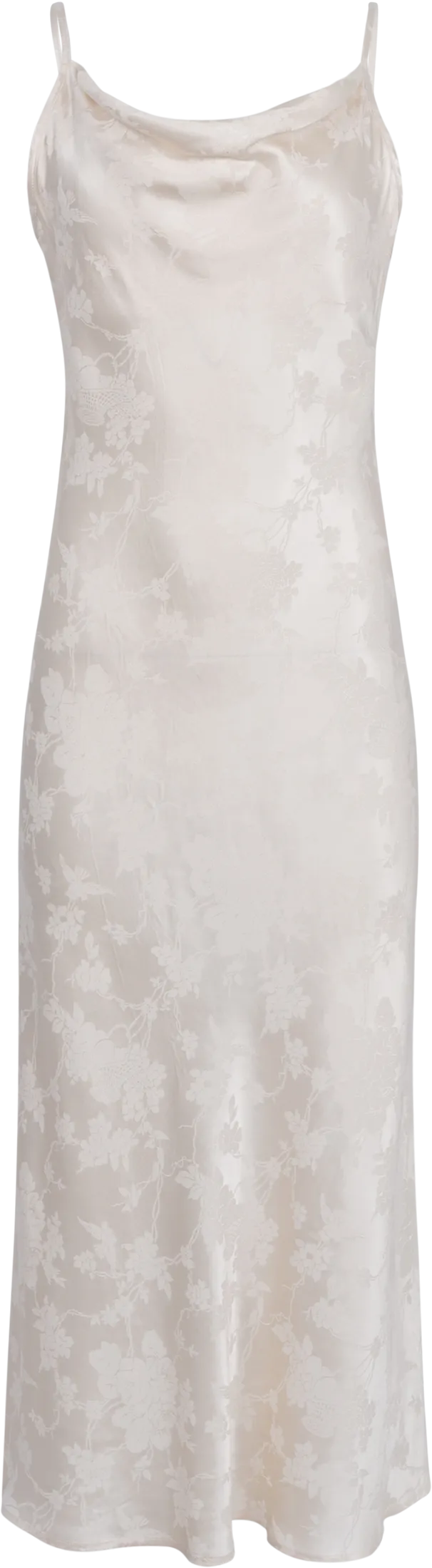 Lou Jacquard Maxi Dress - Creme