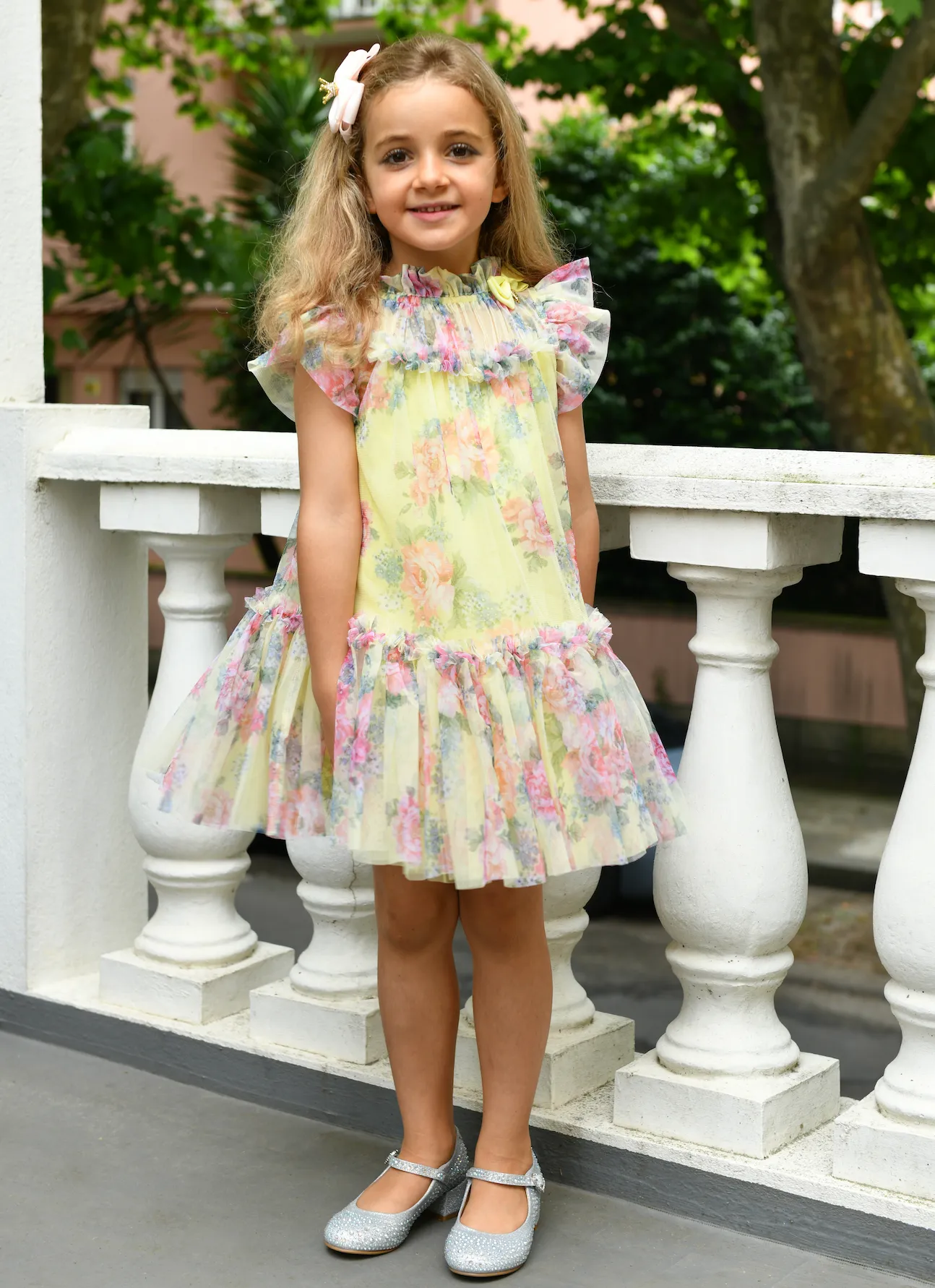 Marigold Sherbet Floral Dress