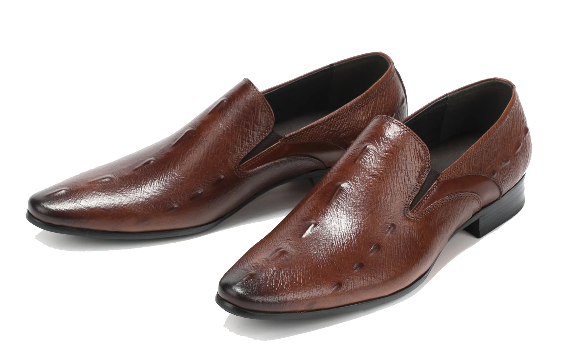 Men's Alligator Slip On Leather Loafers