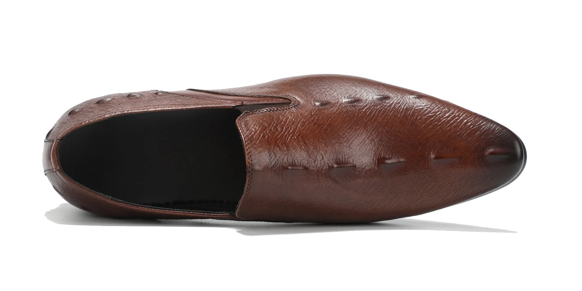 Men's Alligator Slip On Leather Loafers