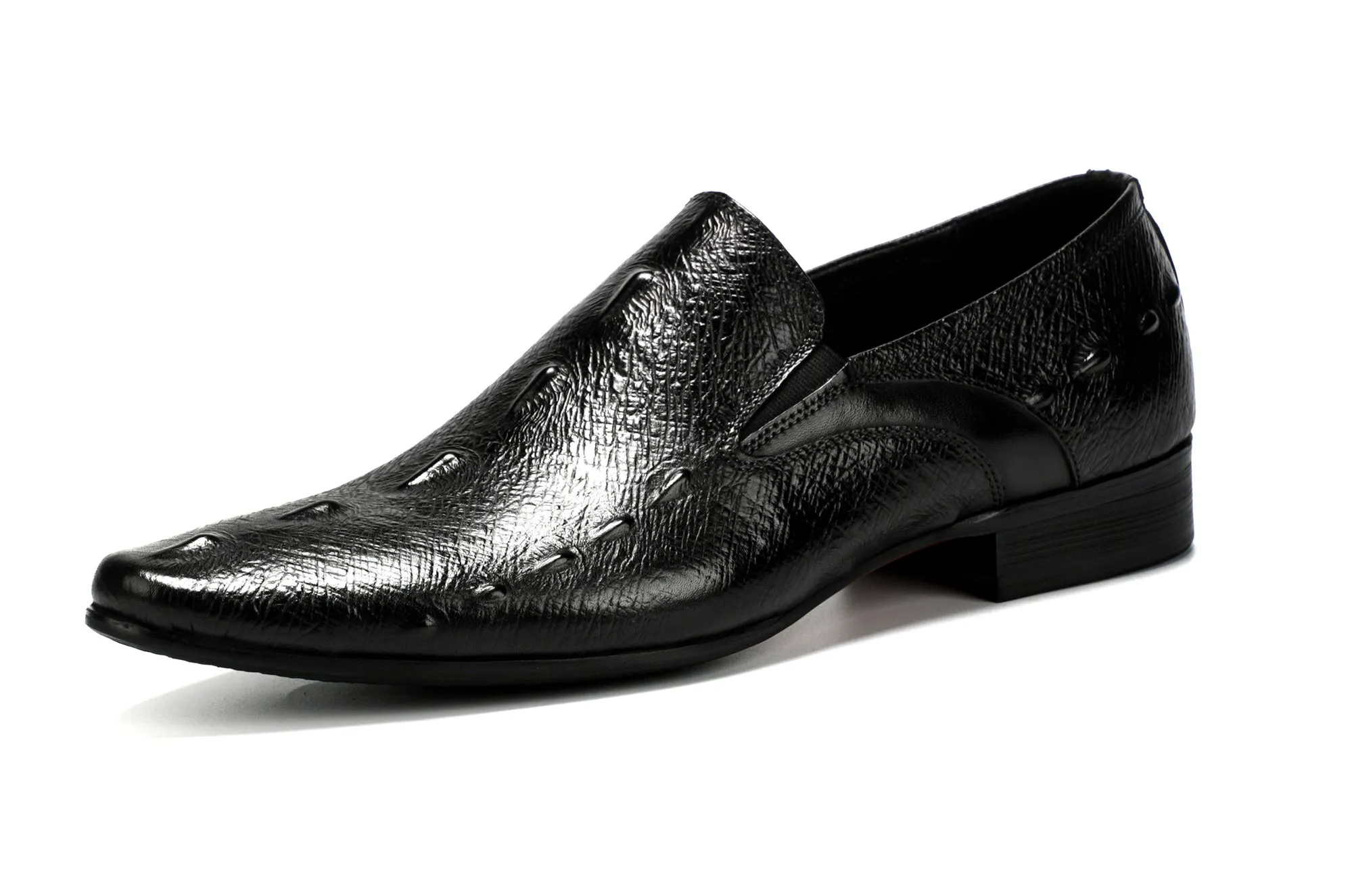 Men's Alligator Slip On Leather Loafers