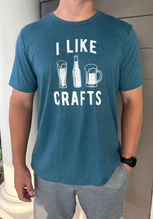 Men's Graphic "I Like Crafts" Beer T-Shirt