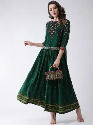 Mughal High-Low Top With Kalidaar Palazzo Set