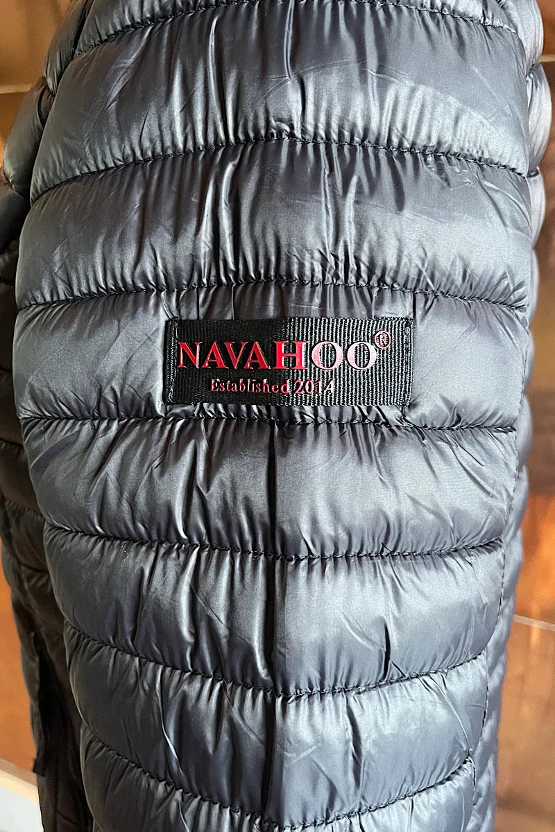 Navahoo Black Puffer Jacket