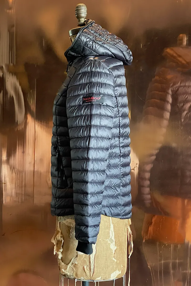 Navahoo Black Puffer Jacket