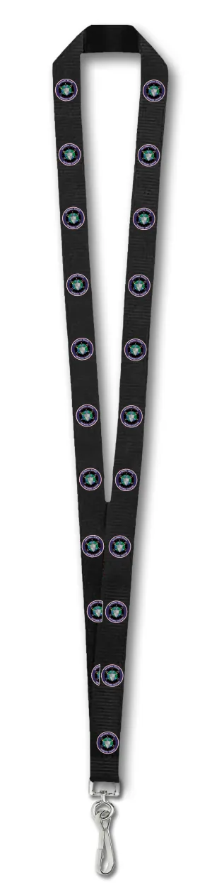 NSDC Black Lanyard for ID Badges - 18 x .4.