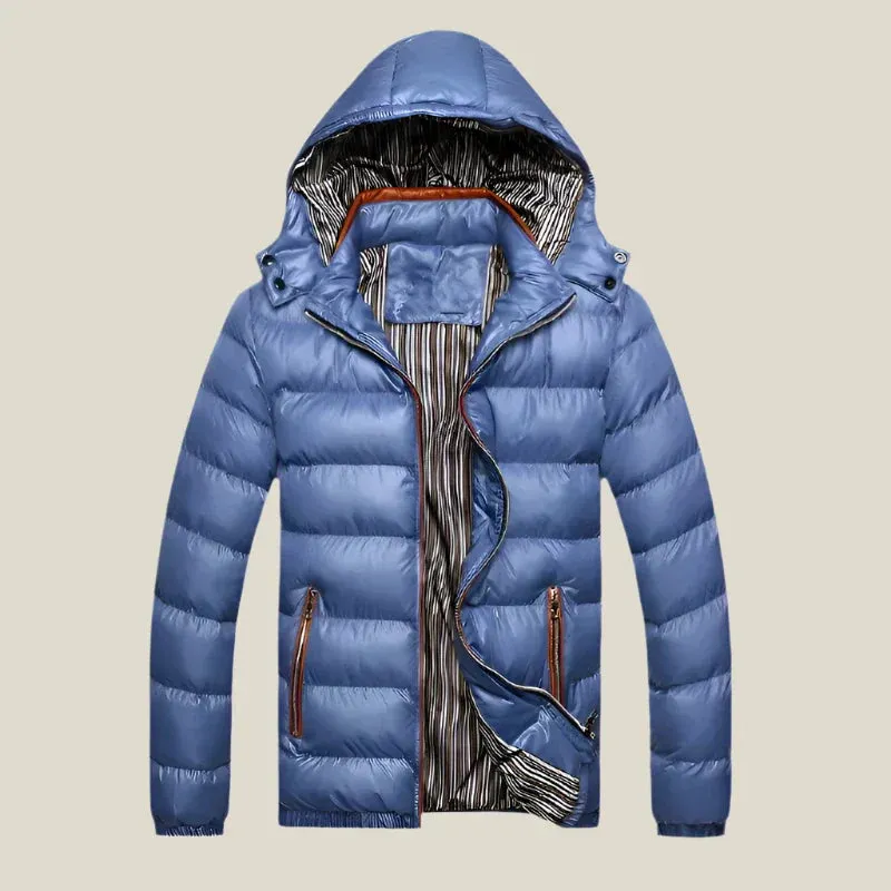 Olaf&Dave Down Parka | Casual waterdichte heren winterjas voor heren