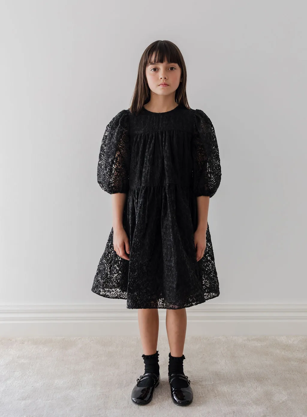 Organza black babydoll dress by Petite Amalie