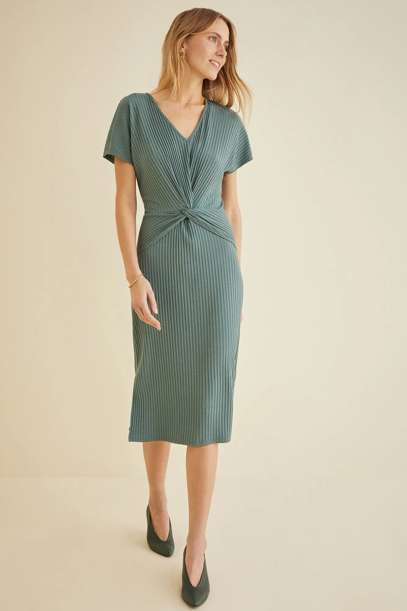 Ozelle Ribbed Dress