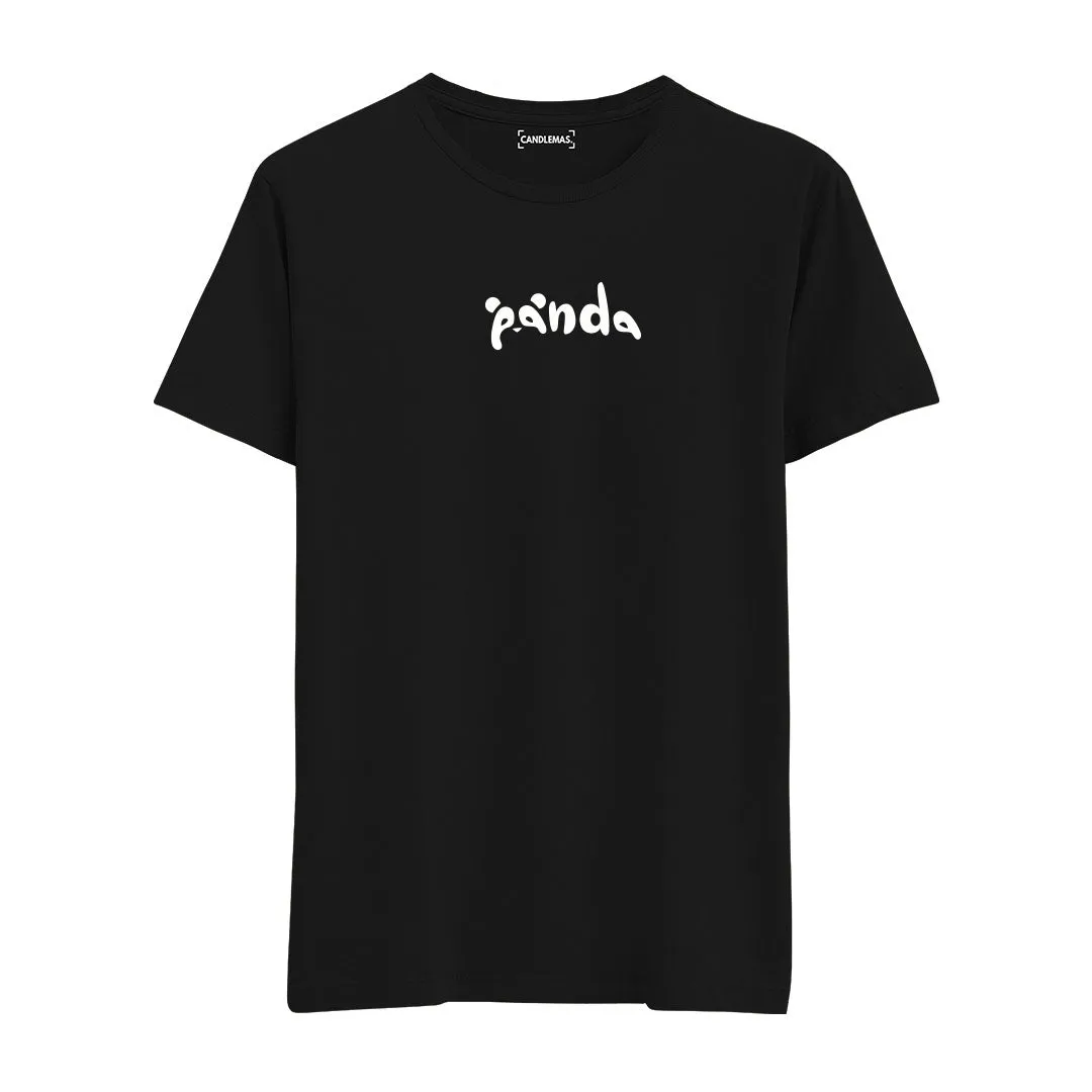 Panda Text - Regular Tshirt