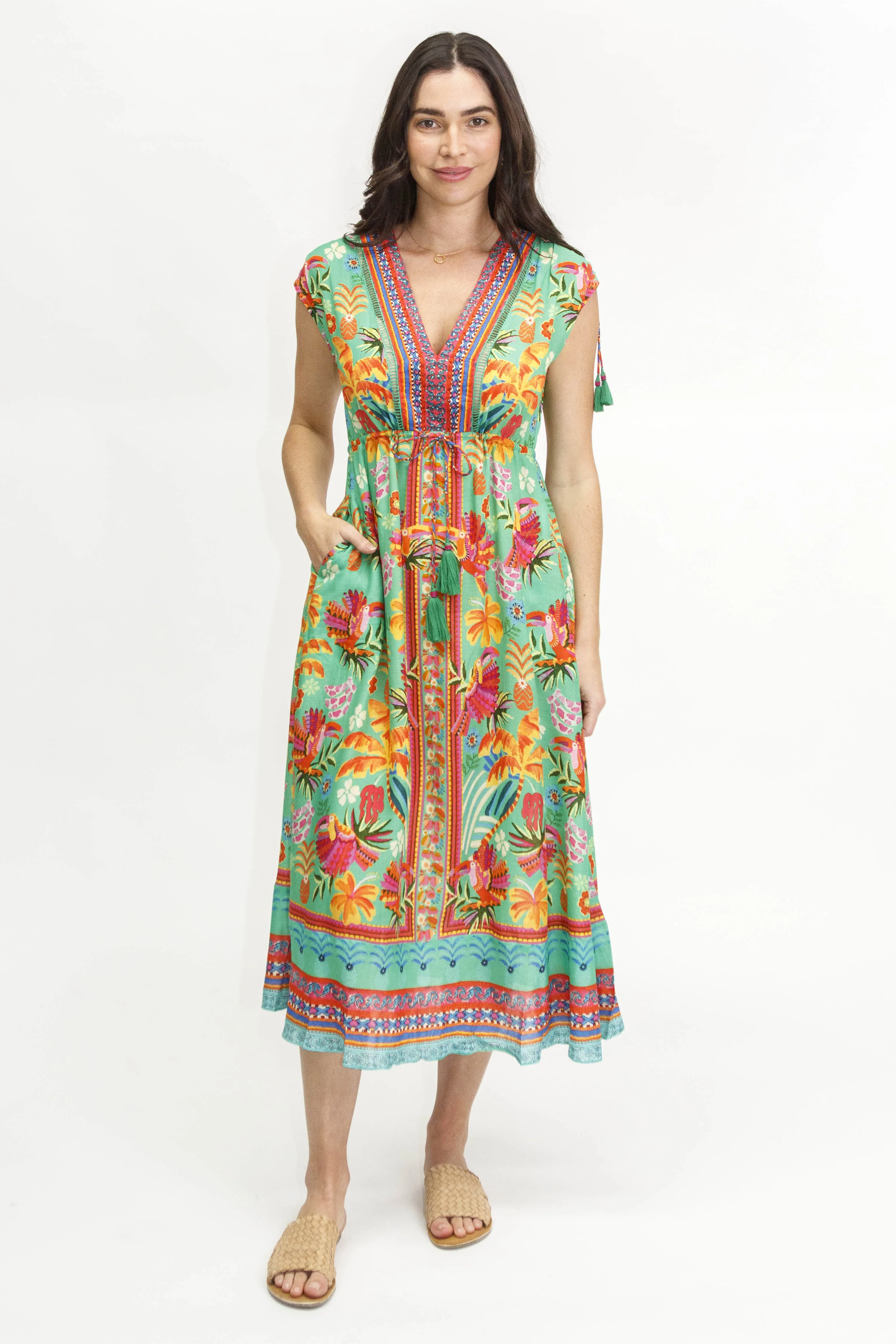 Rayon Modal Midi Dress Brasilia, More Colours