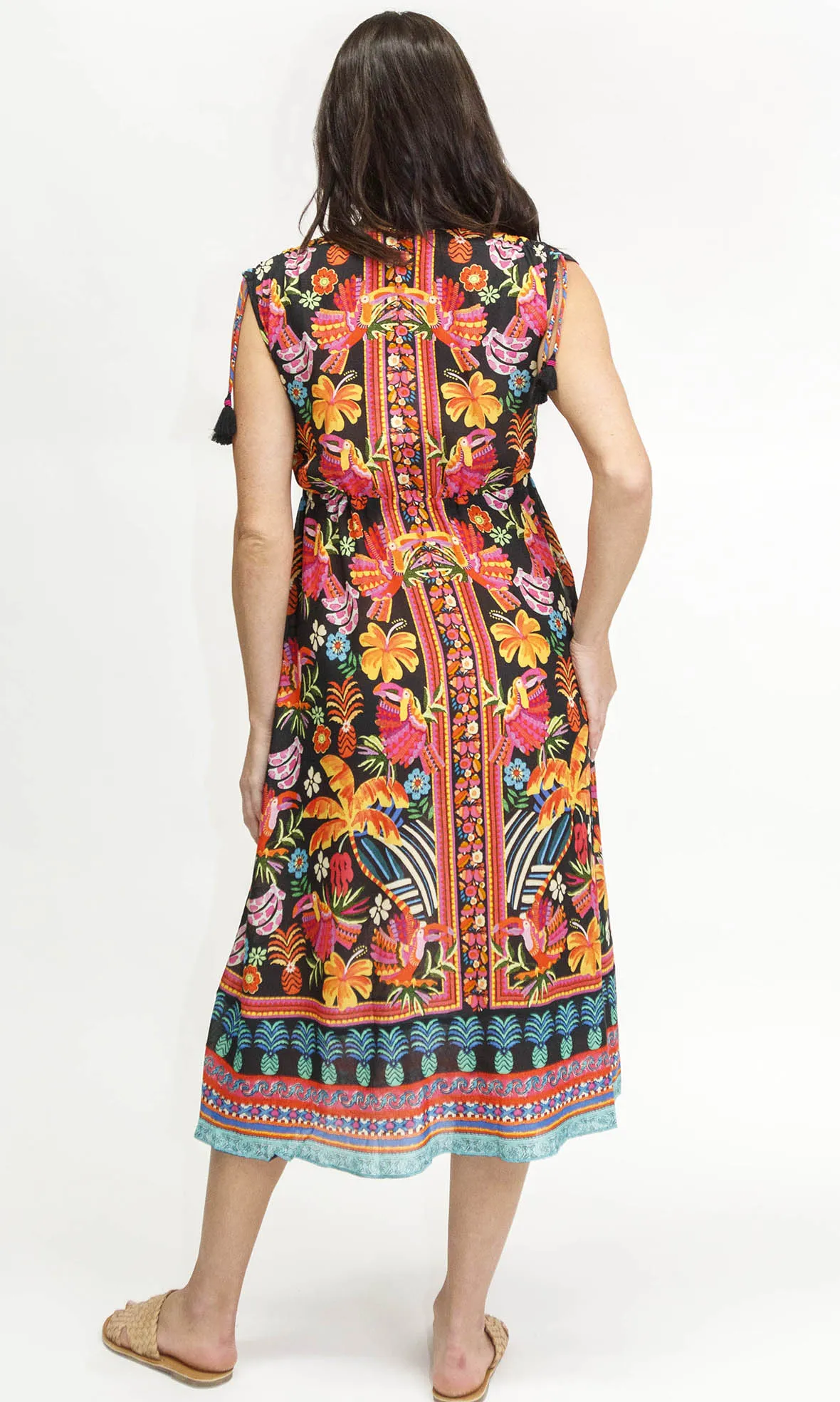 Rayon Modal Midi Dress Brasilia, More Colours