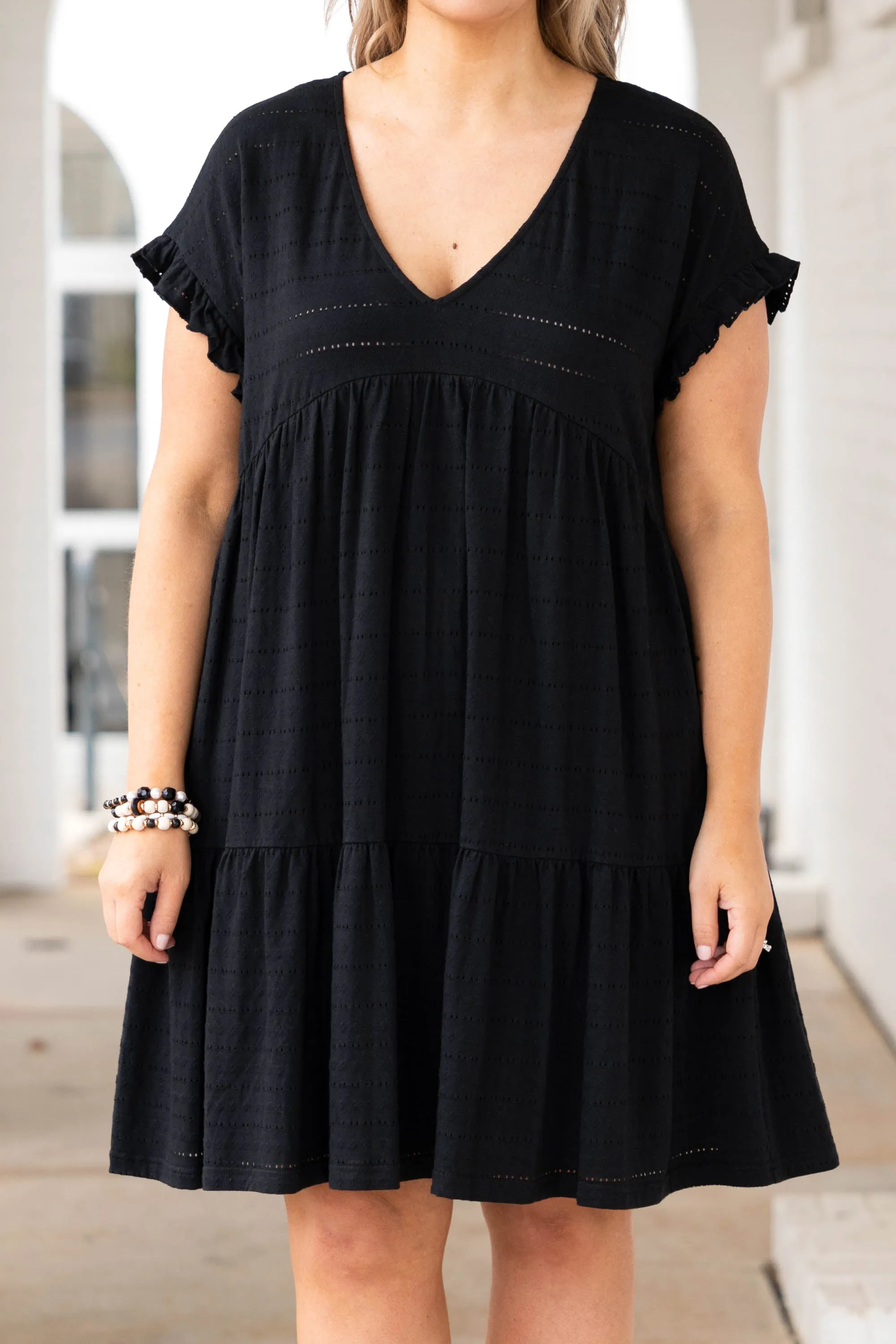 Roam With Me Dress, Black