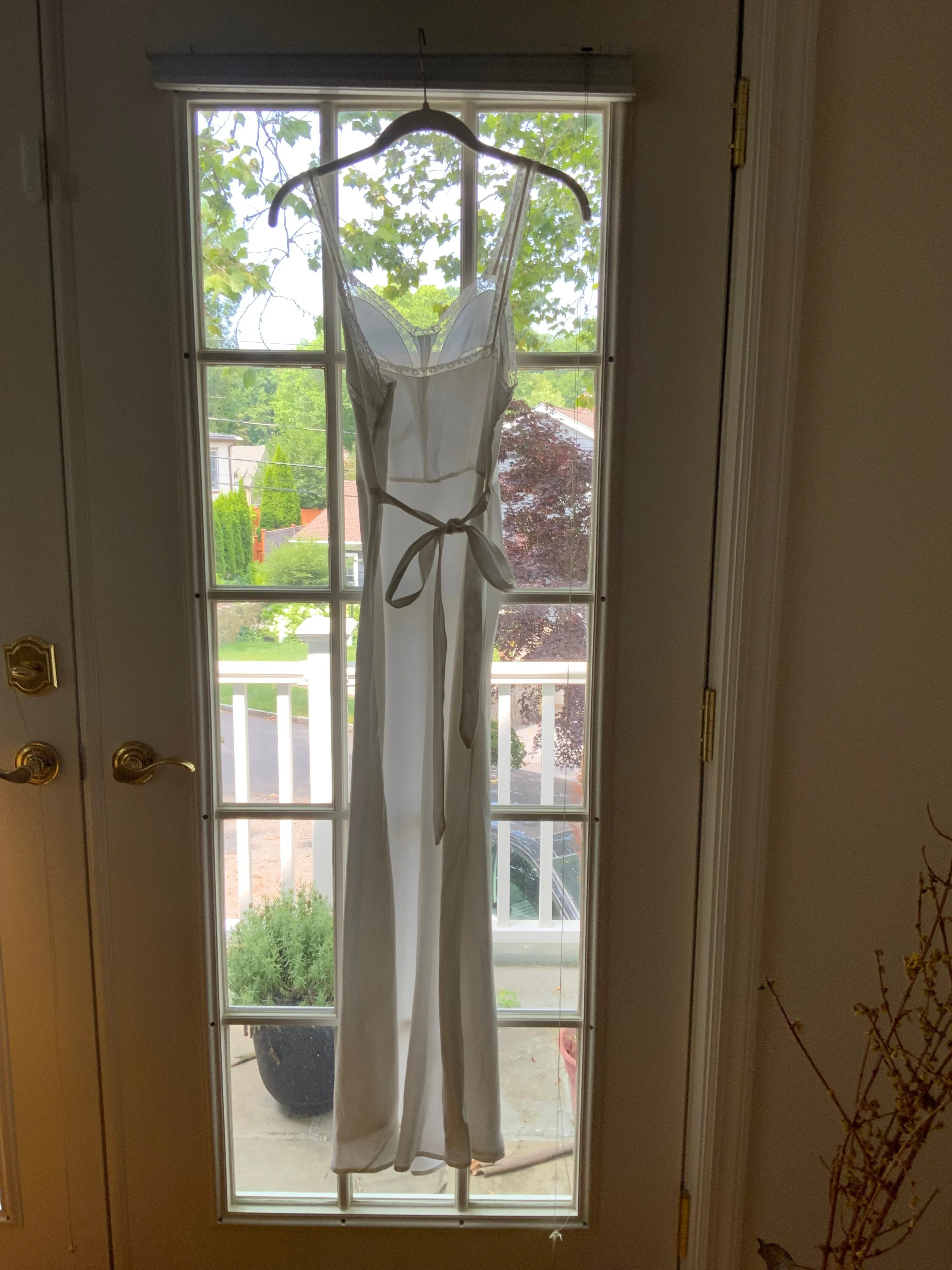 Satin Bridal Nightgown- 40s