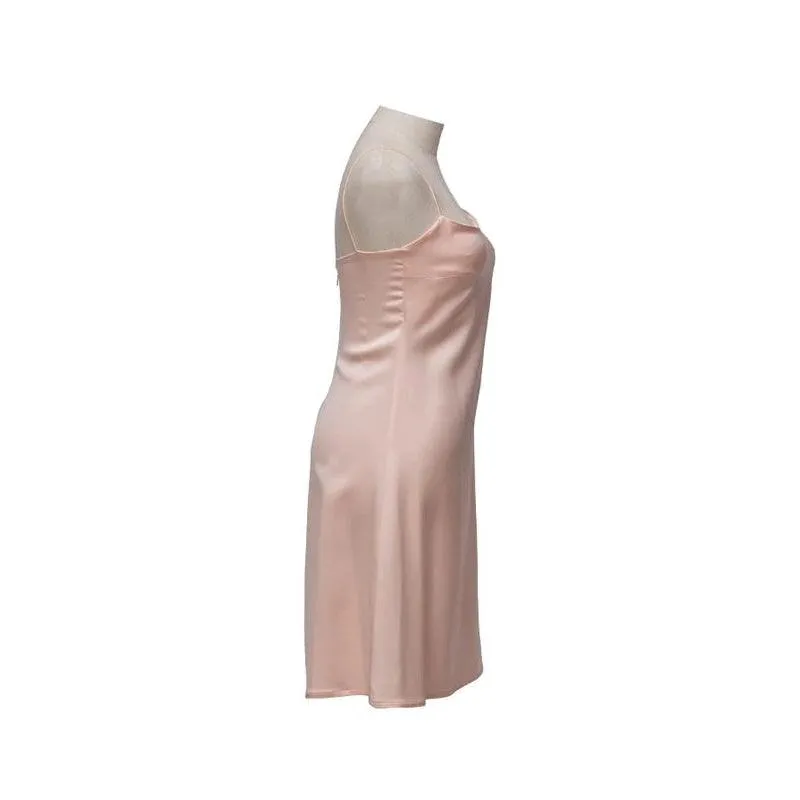 Sergey Soroka x On Course Mini Pink Slip Dress | US 4