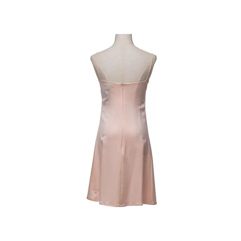 Sergey Soroka x On Course Mini Pink Slip Dress | US 4